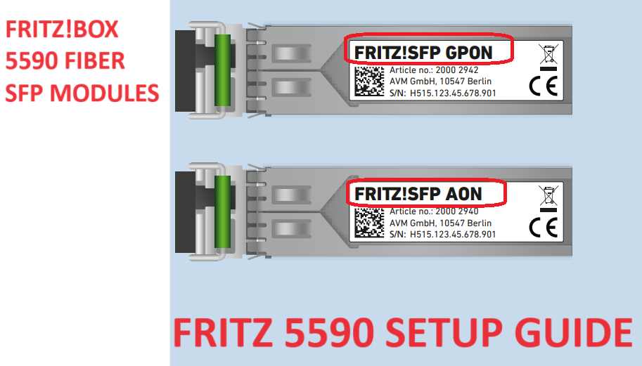Fritz box 5590 SFP Module